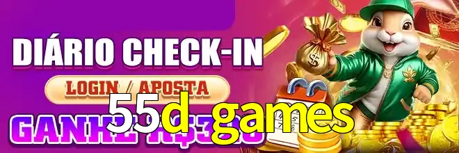 Captura da interface do 55d games com cassino, destacando a diversidade de jogos.